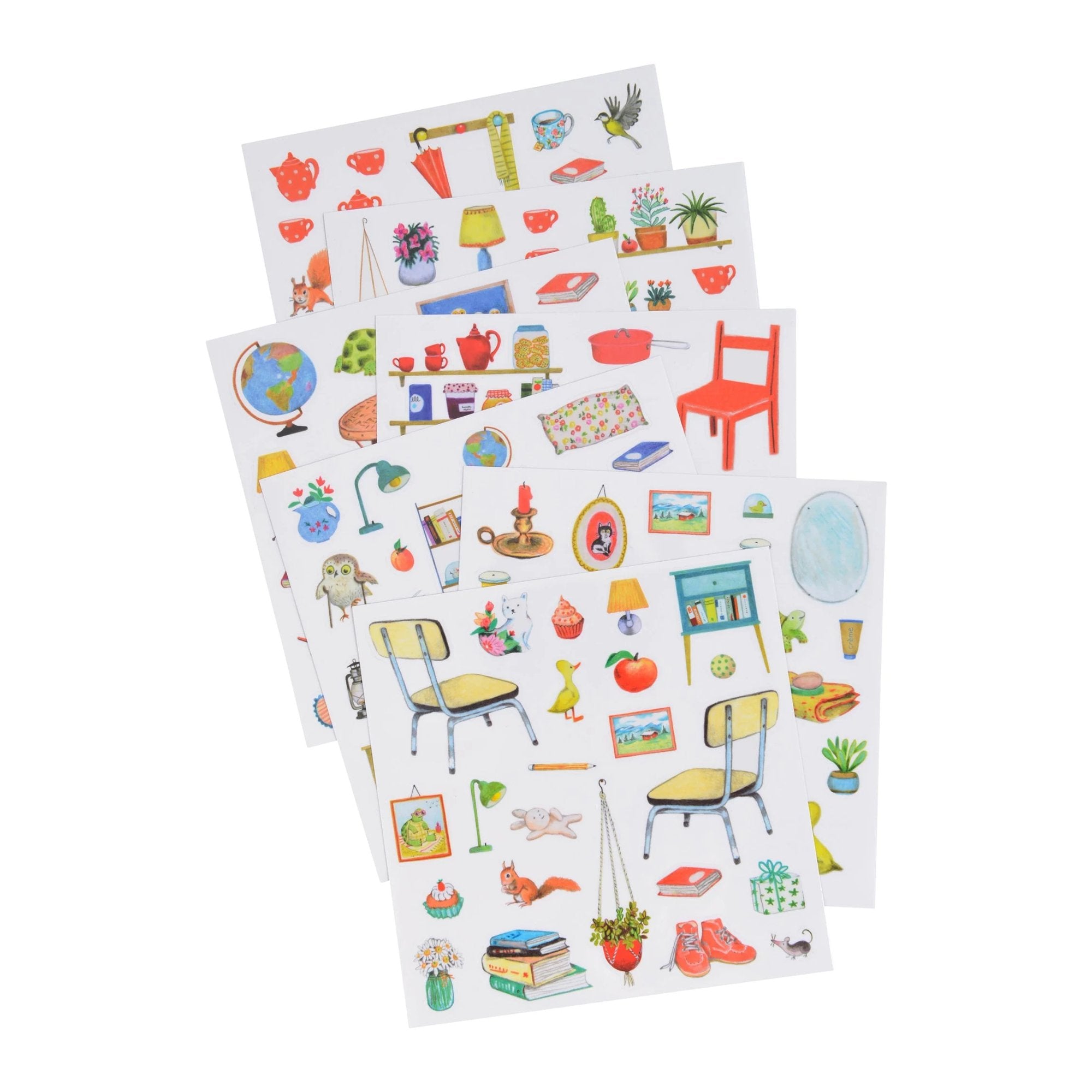 Moulin Roty - Grande Famille - Sticker Book