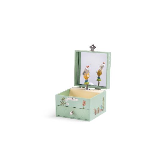 Moulin Roty - Trois Petits Lapins - Musical Jewellery Box