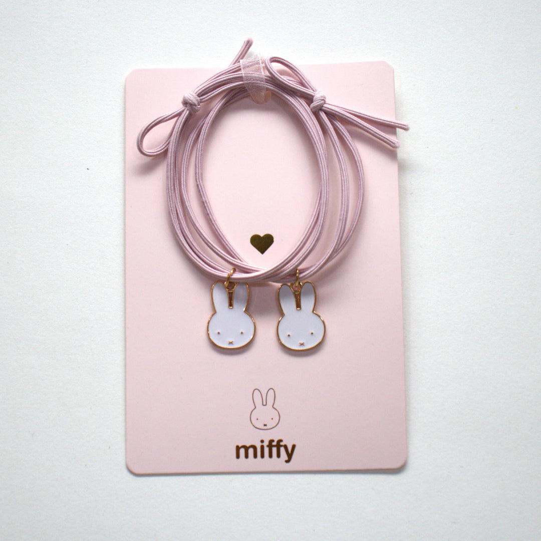 Miffy Pink Bracelets / Hair Elastic Duo