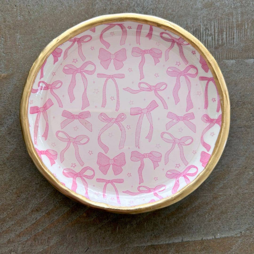YFL Art & Home Decor - Bows and Ribbons - Ring Dish