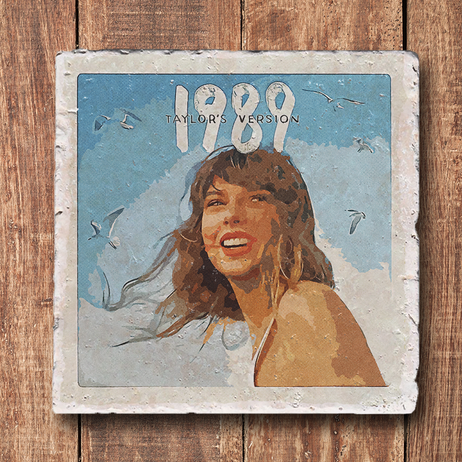Vintage Style Album Coasters - 1989 (Taylor's Version)