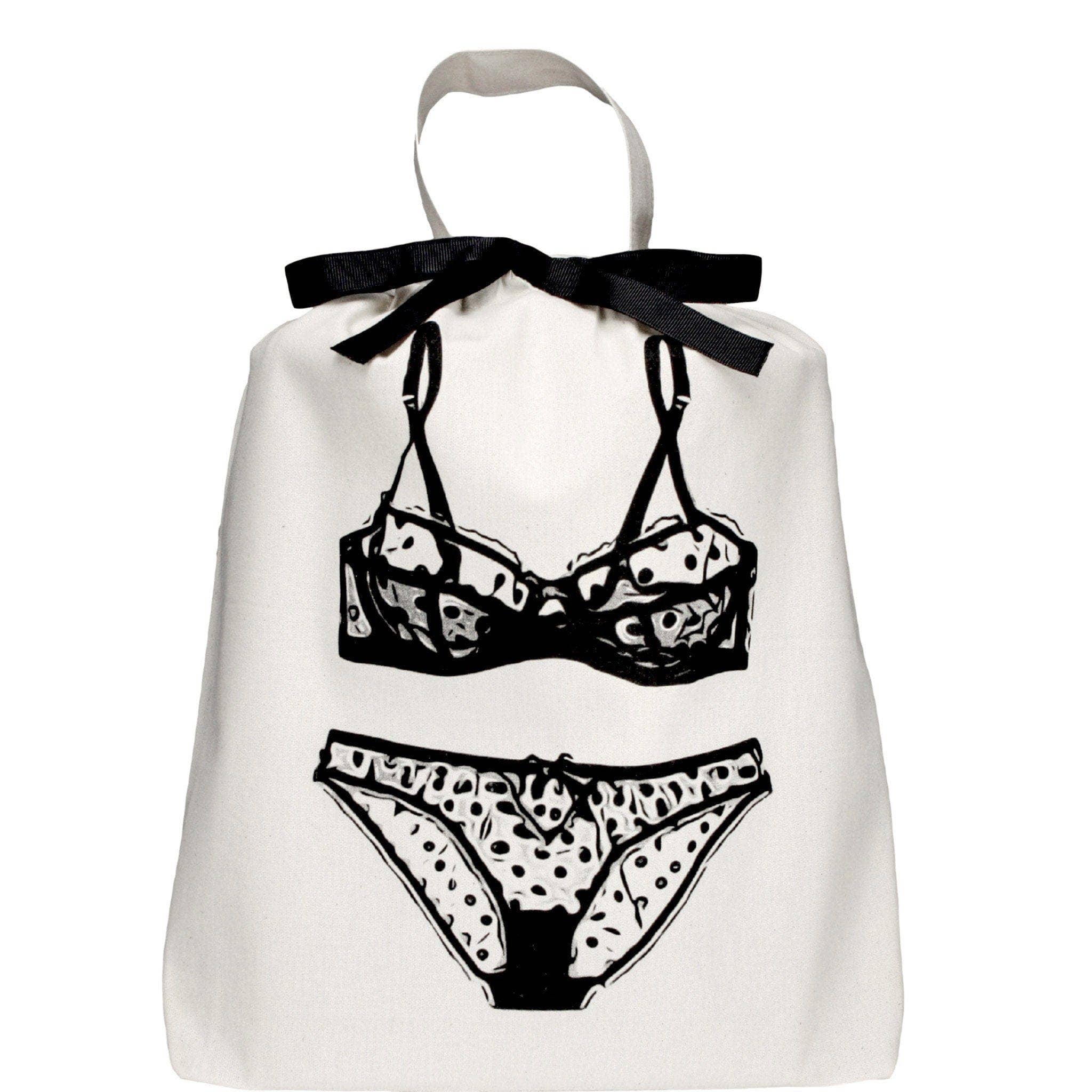 Bag-All - Polkadot Lingerie Travel Bag, Cream