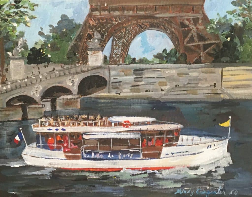 Carpe Diem Papers - Bateau Mouche Greeting Card