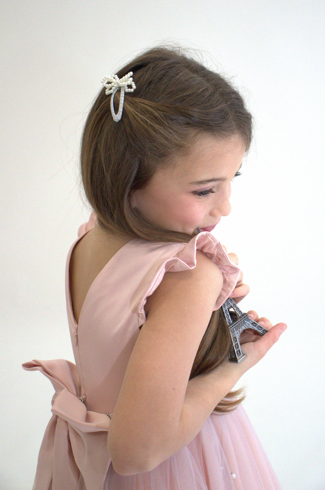Barrettes Milena White - Collection Paris