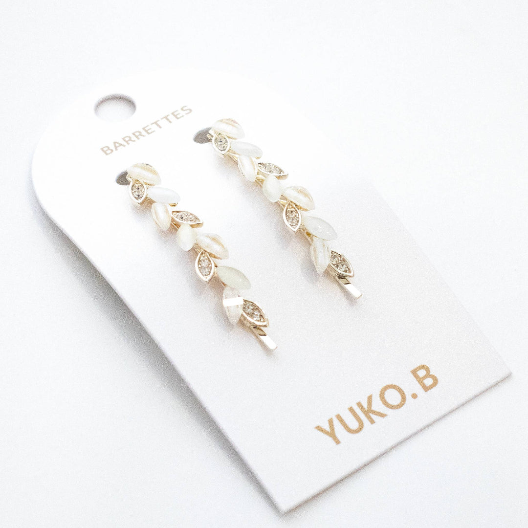 Yuko B - PRÉCOMMANDE Duo de barrettes Royales pour enfants – ISALINE
