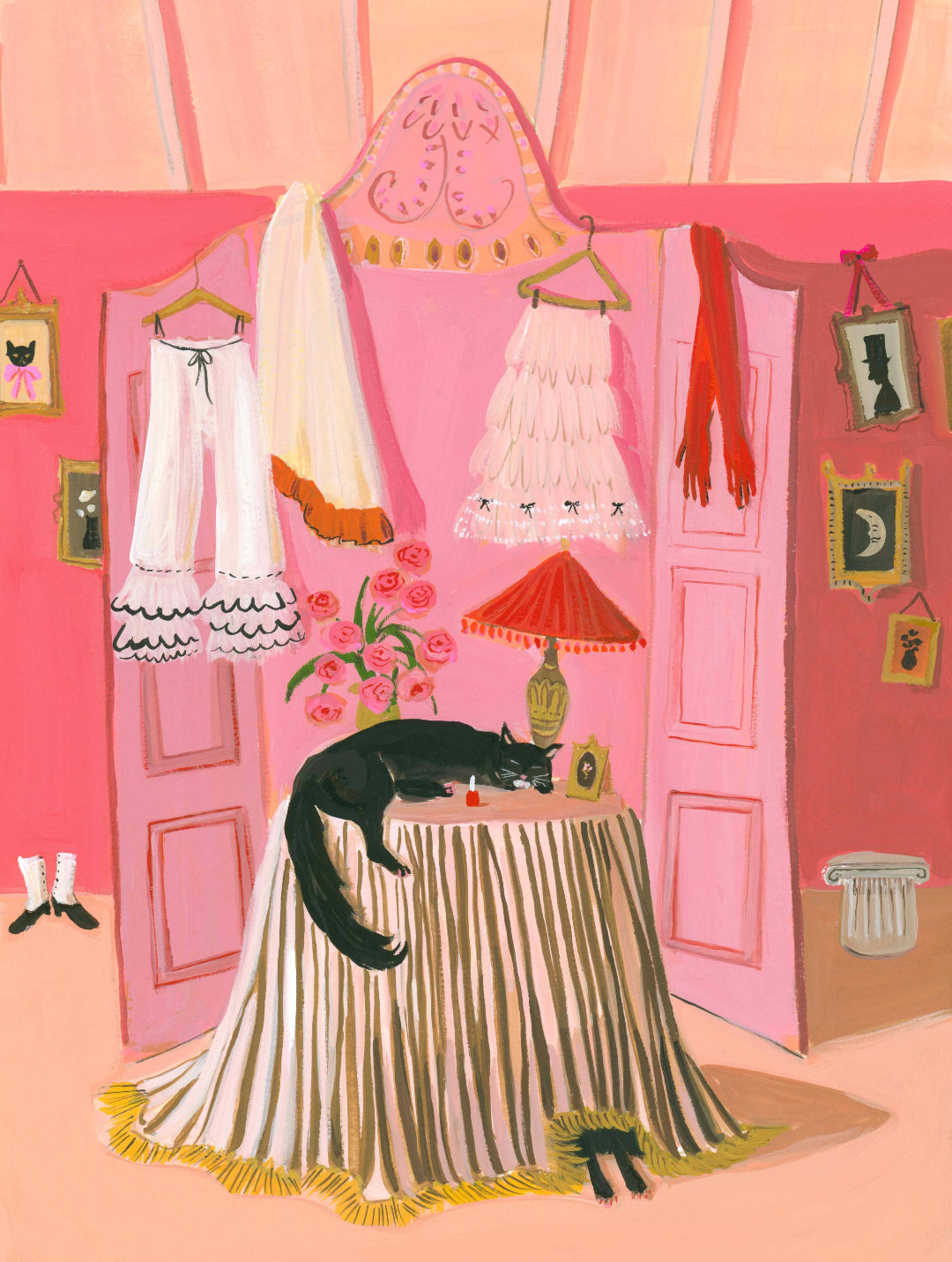 Janet Hill Studio - Impression d'art « Catnip »