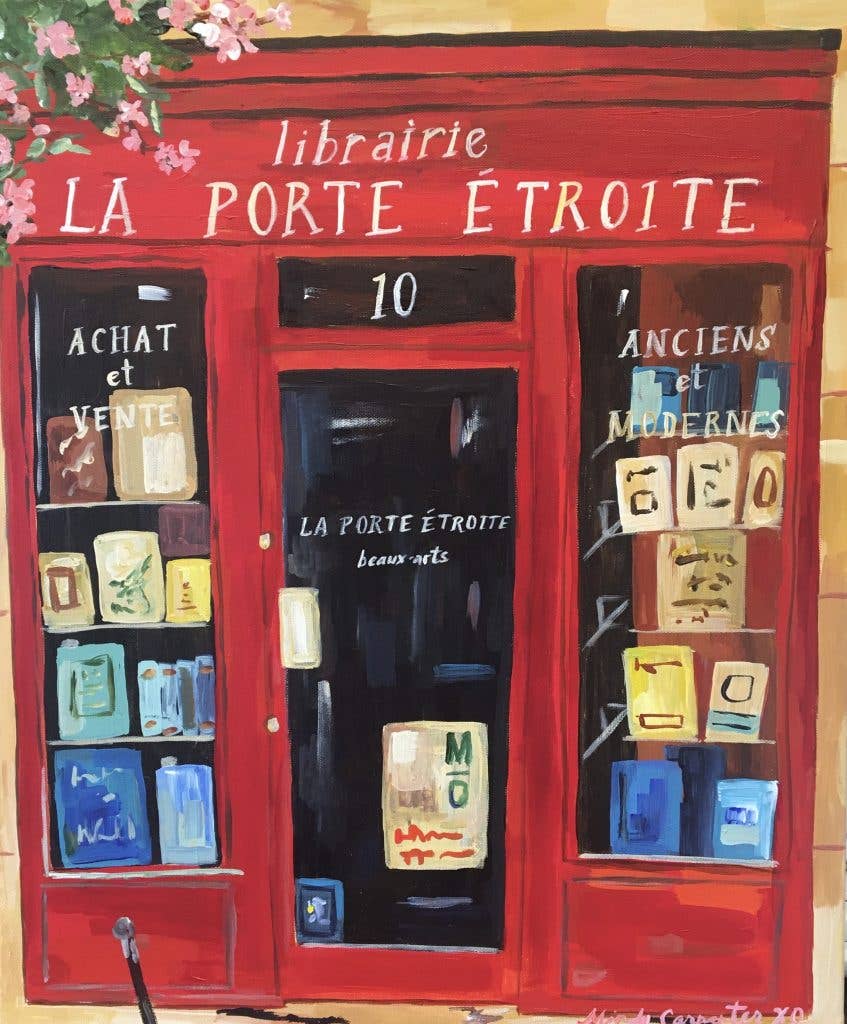 Carpe Diem Papers - Paris Bookshop Greeting Card