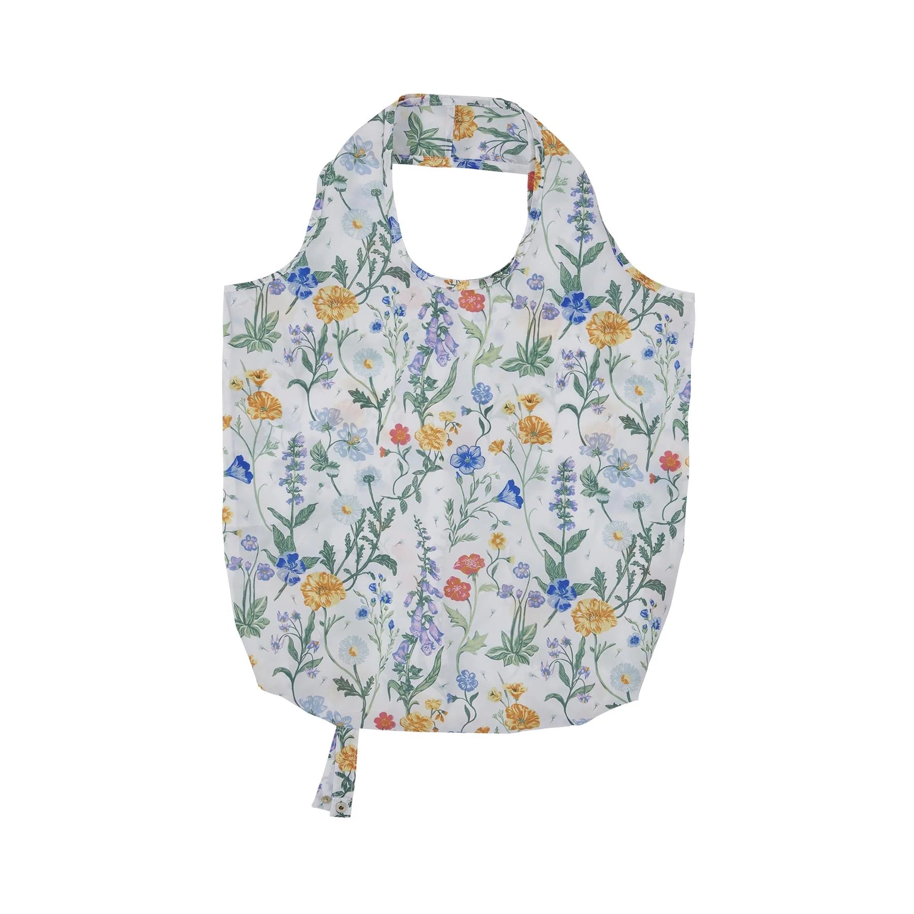 Cottage Garden Roll-Up Reusable Bag