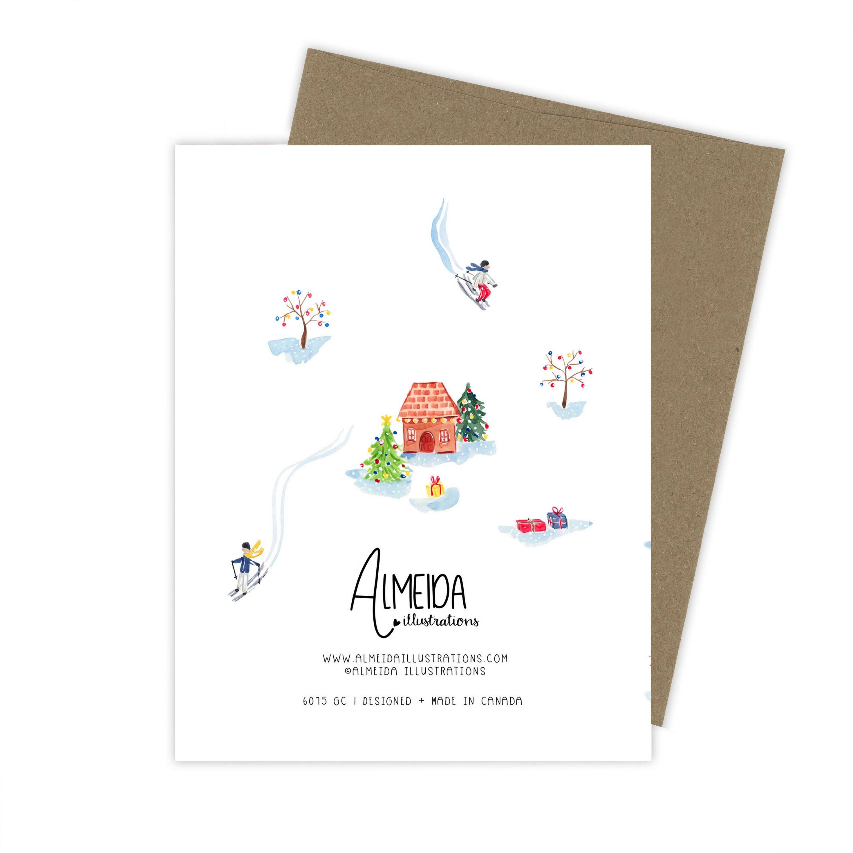 Mountain Village Card | Winter Holiday Ski Card
