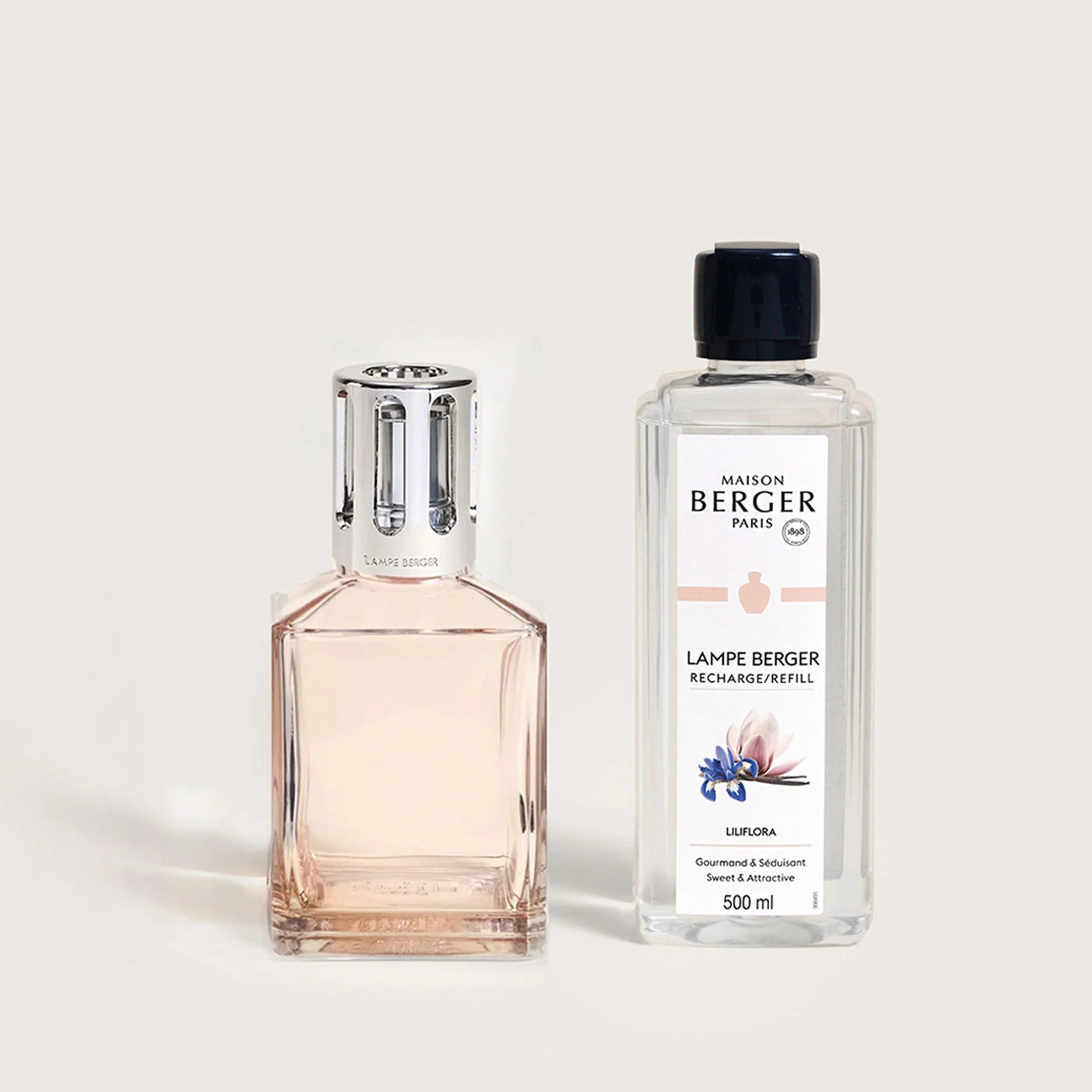 Blush Beige Carrée Fragrance Lamp Gift Set