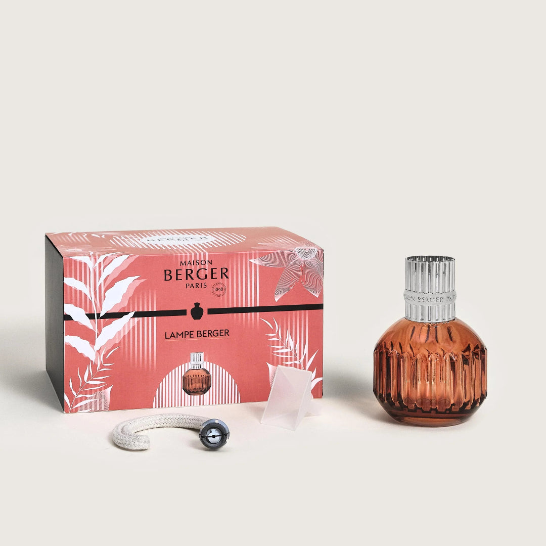 Lampe Berger diffuser bottle and packaging on a white background