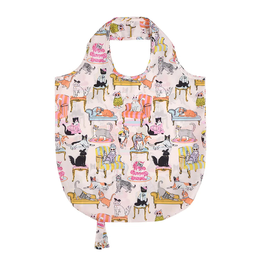 Cool Cats Roll-Up Reusable Bag