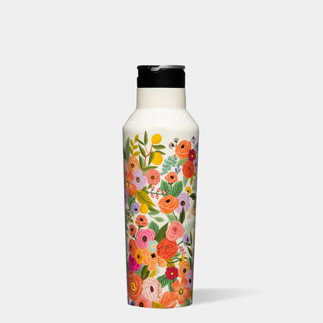 Corkcicle - Rifle Paper Canteen Garden Party Cream