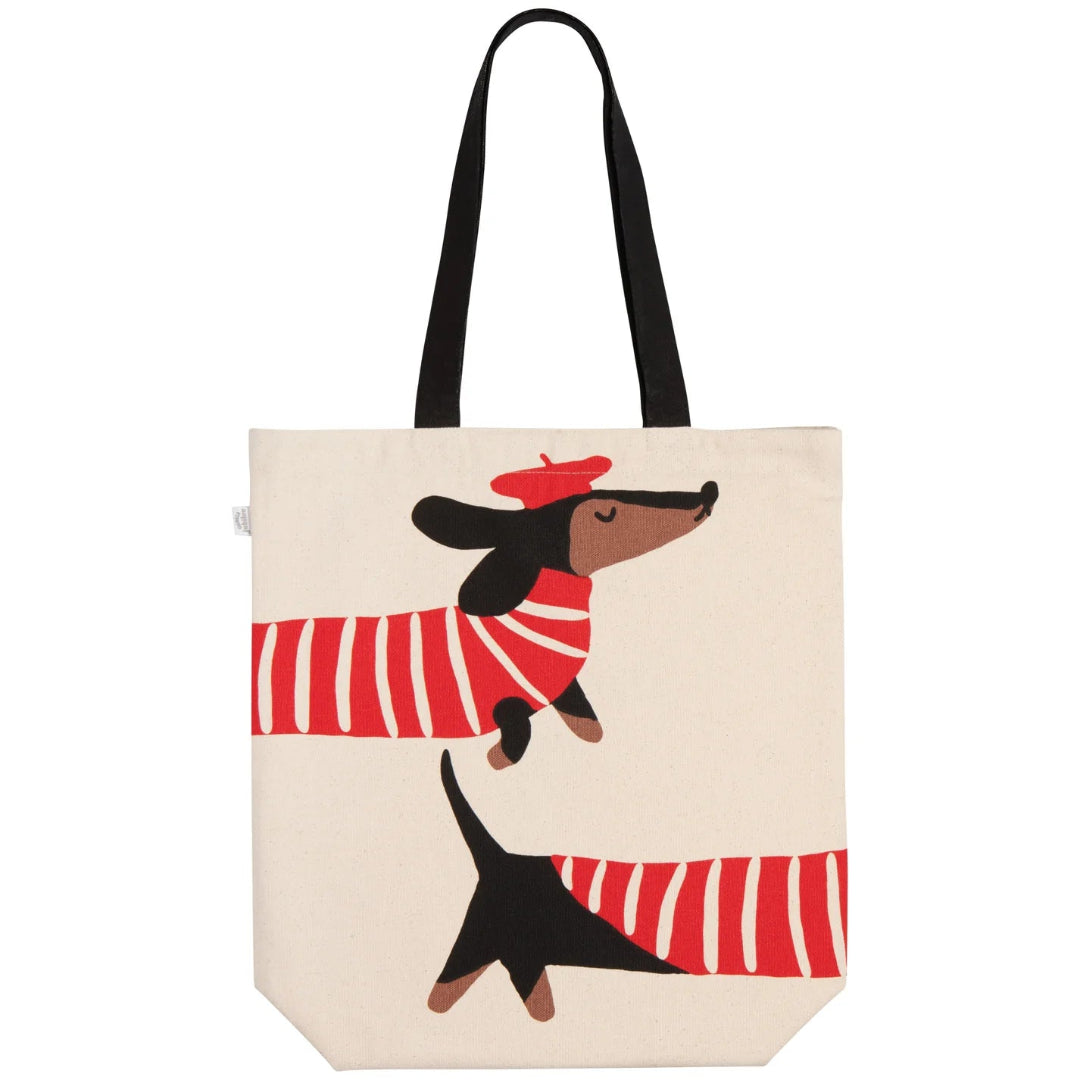 Dashing Dachshunds Tote Bag