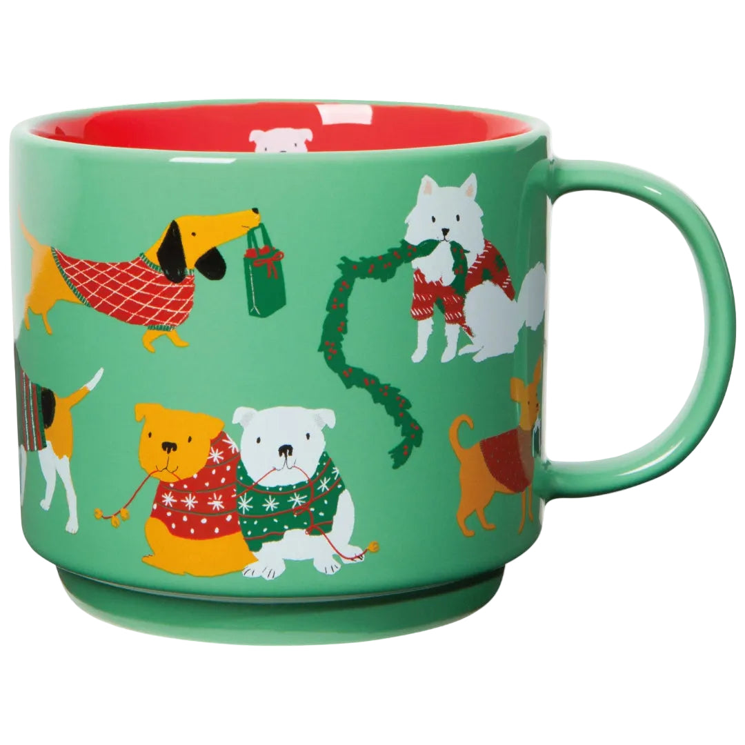Holiday Hounds Mug & Sock Set