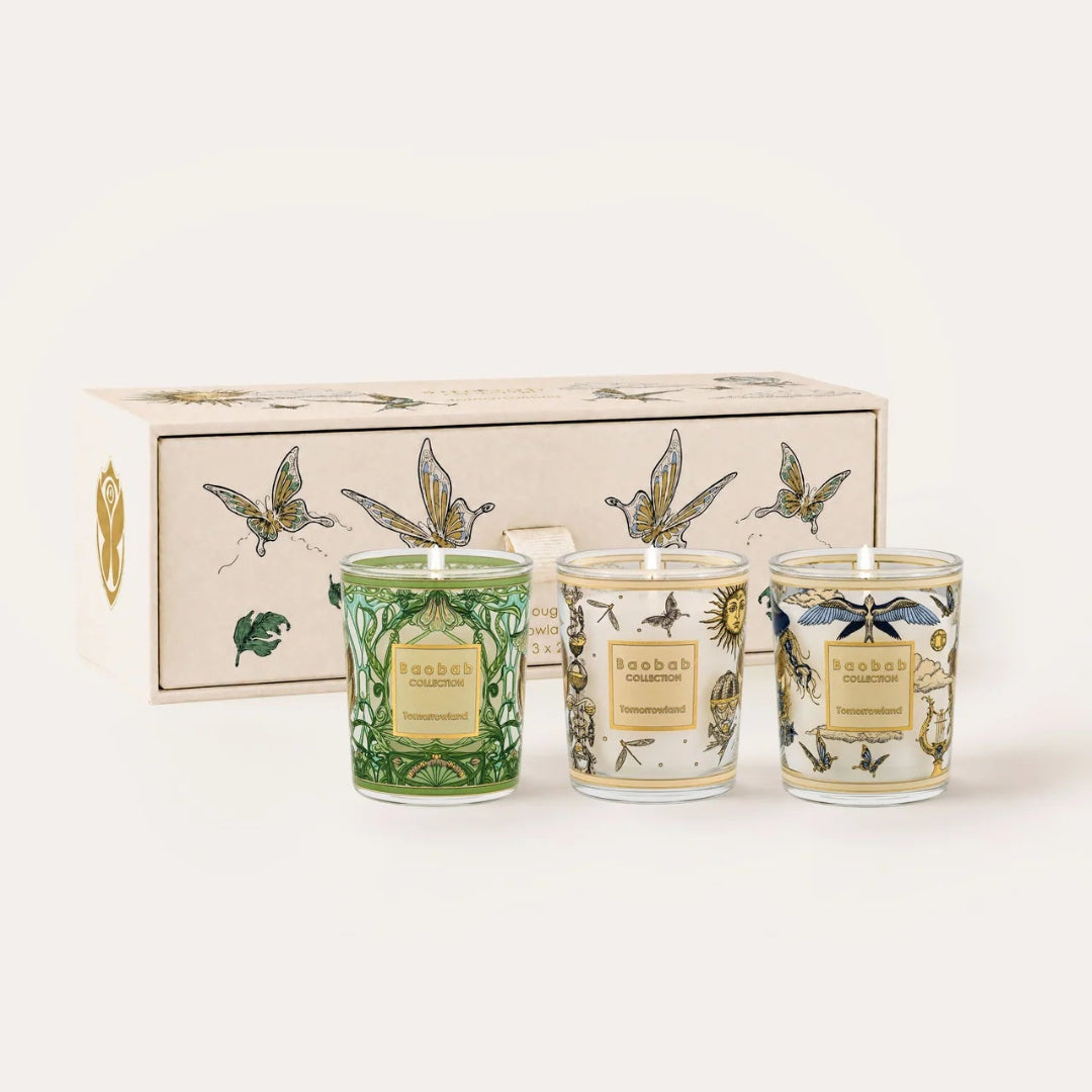 Baobab Collection - Trio Travel Candles Tomorrowland