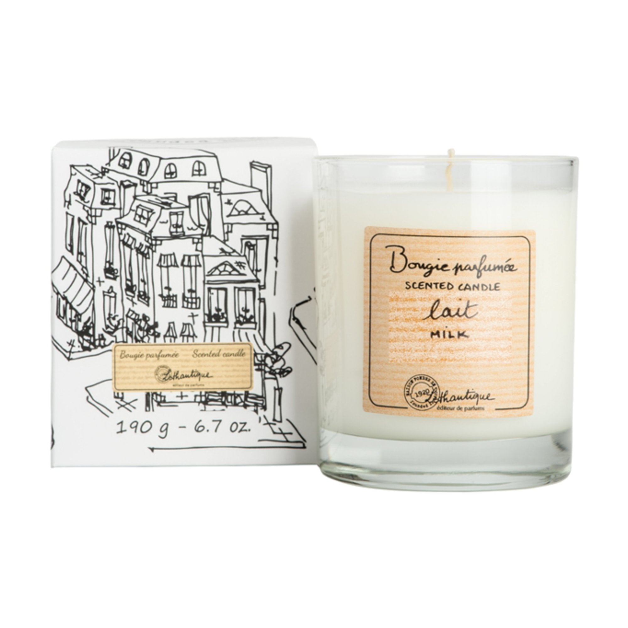 Authentique Milk Scented Candle