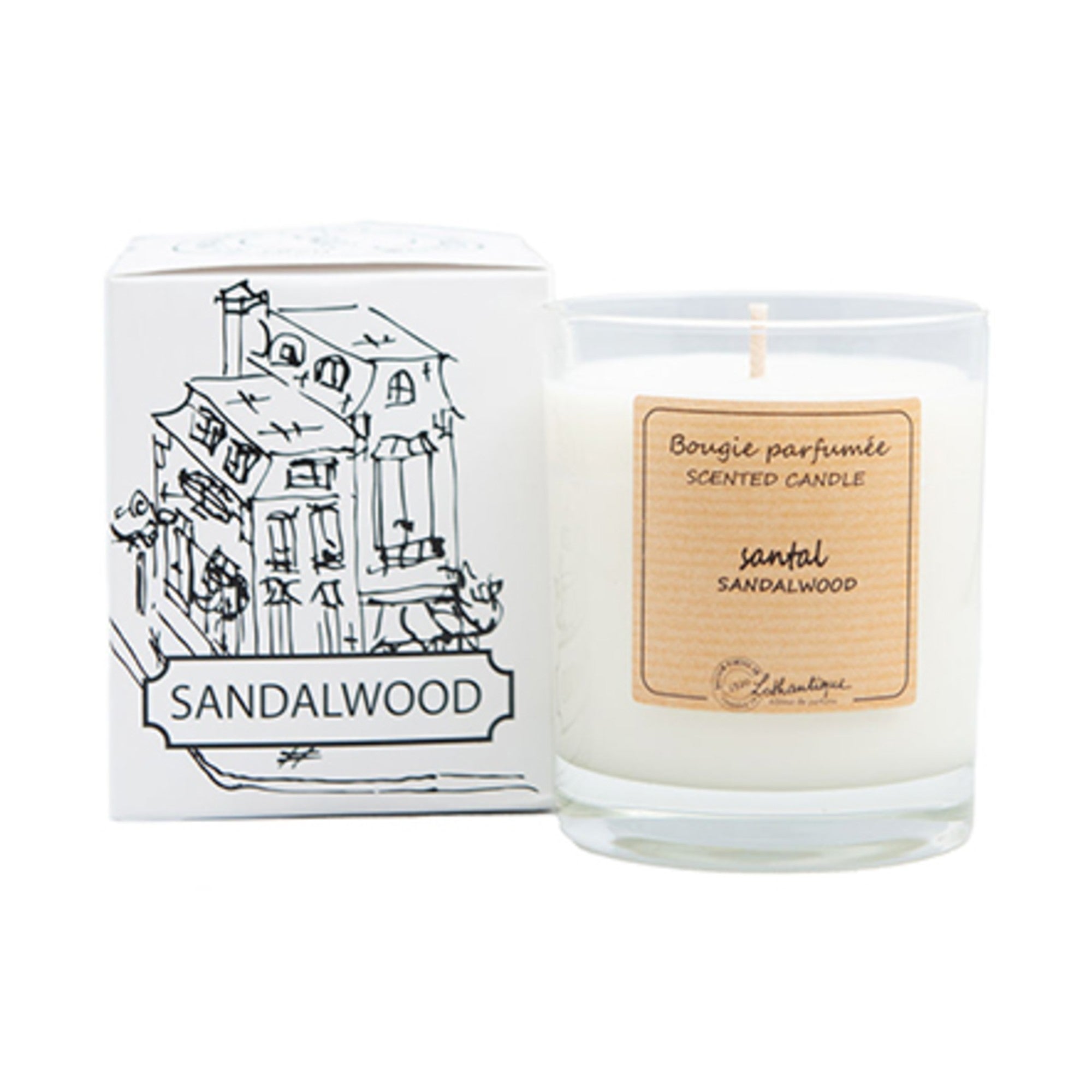 Authentique Sandalwood Scented Candle