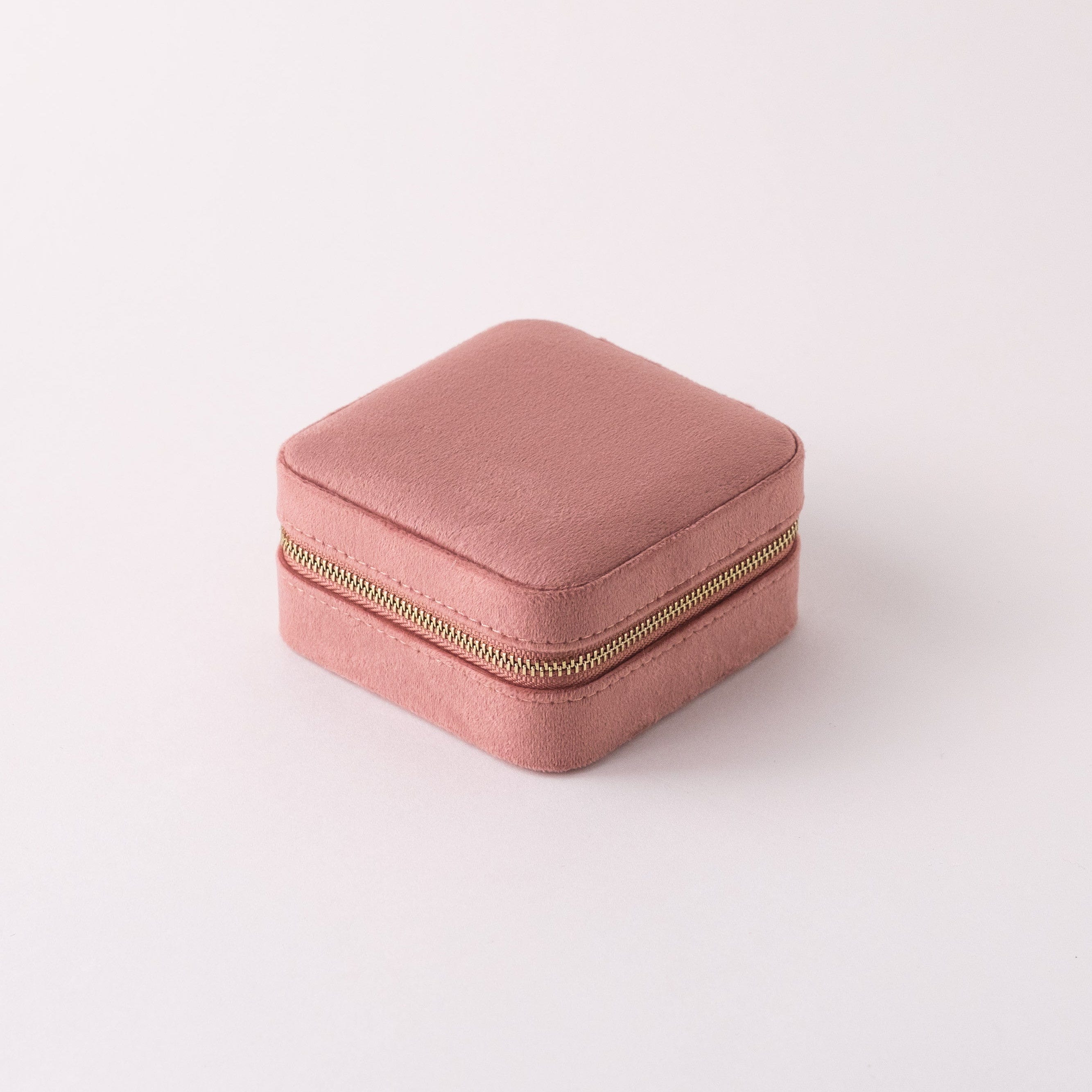 Bon Voyage Square Travel Case Rose Quartz