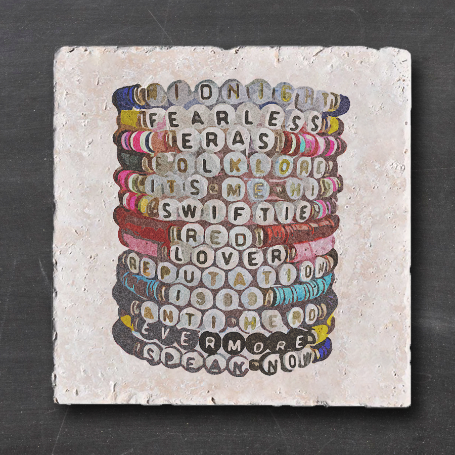 Swiftie Art Coasters - Friendship Bracelets