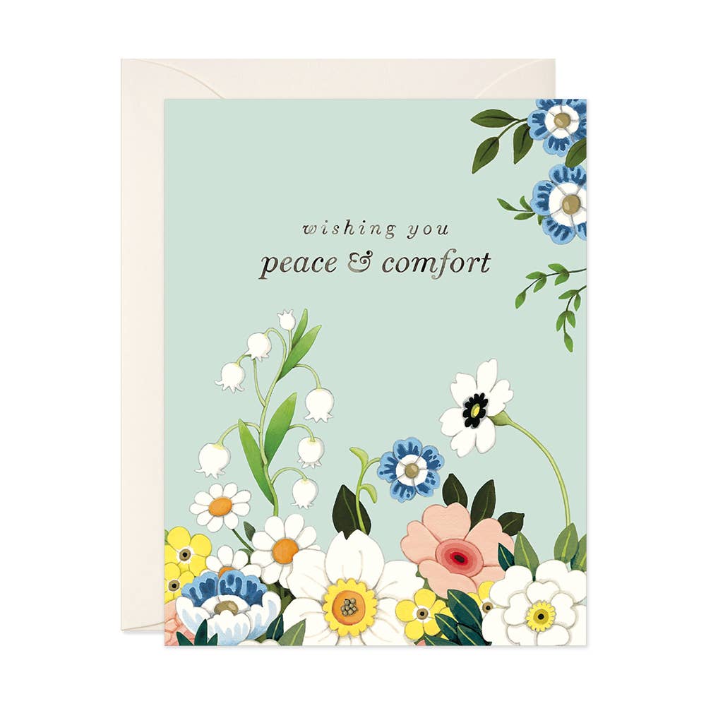 Serenity in Bloom Greeting Card