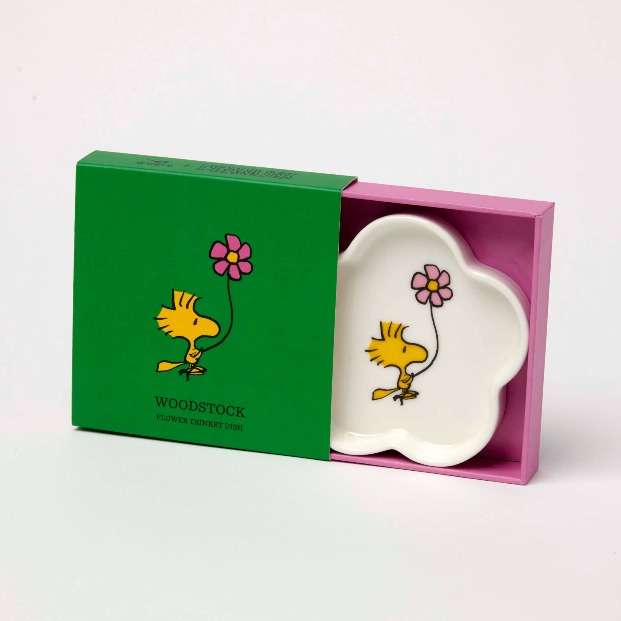 Magpie - Peanuts Flower Shaped Trinket Dish - Woodstock
