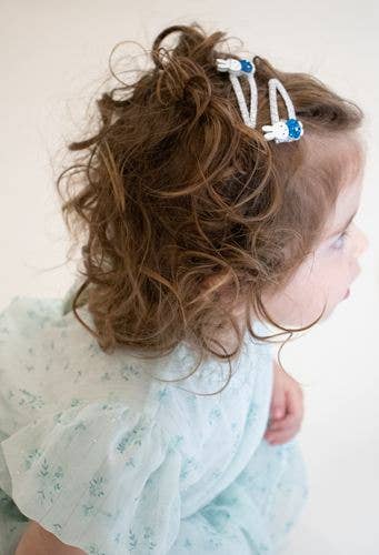 Yuko B - Duo de barrettes Miffy bleues - Collection Miffy x Yuko B.
