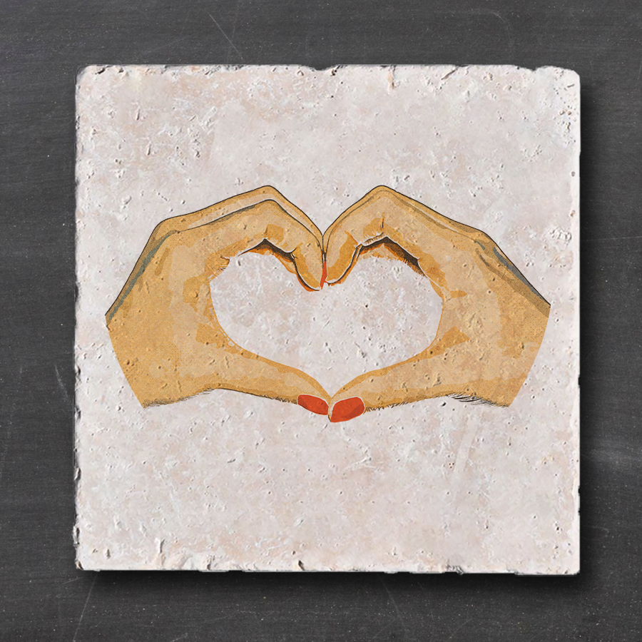 Swiftie Art Coasters - Heart Hands