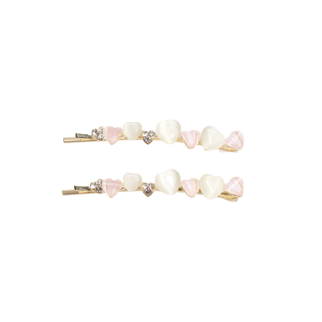 Yuko B - PRÉCOMMANDE Duo de barrettes royales pour enfants – CORALINE
