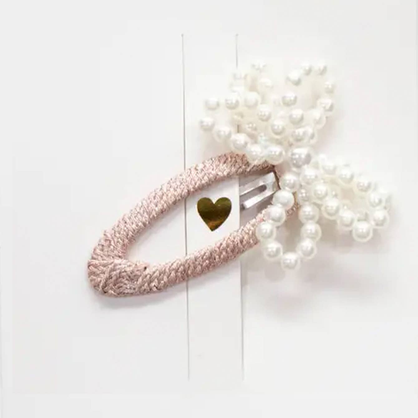 Milena pink hair clips - Paris collection