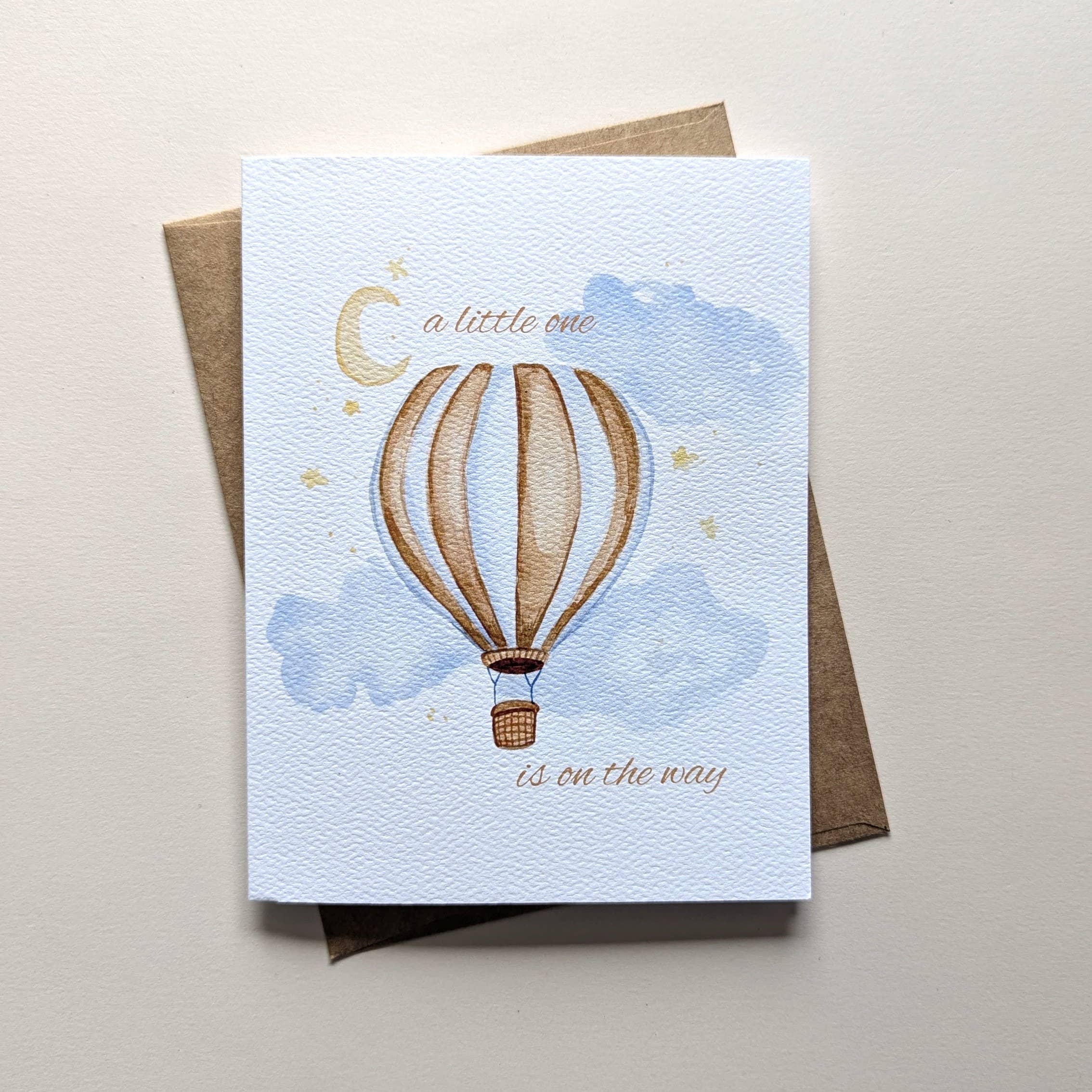Baby Balloon Greeting Card