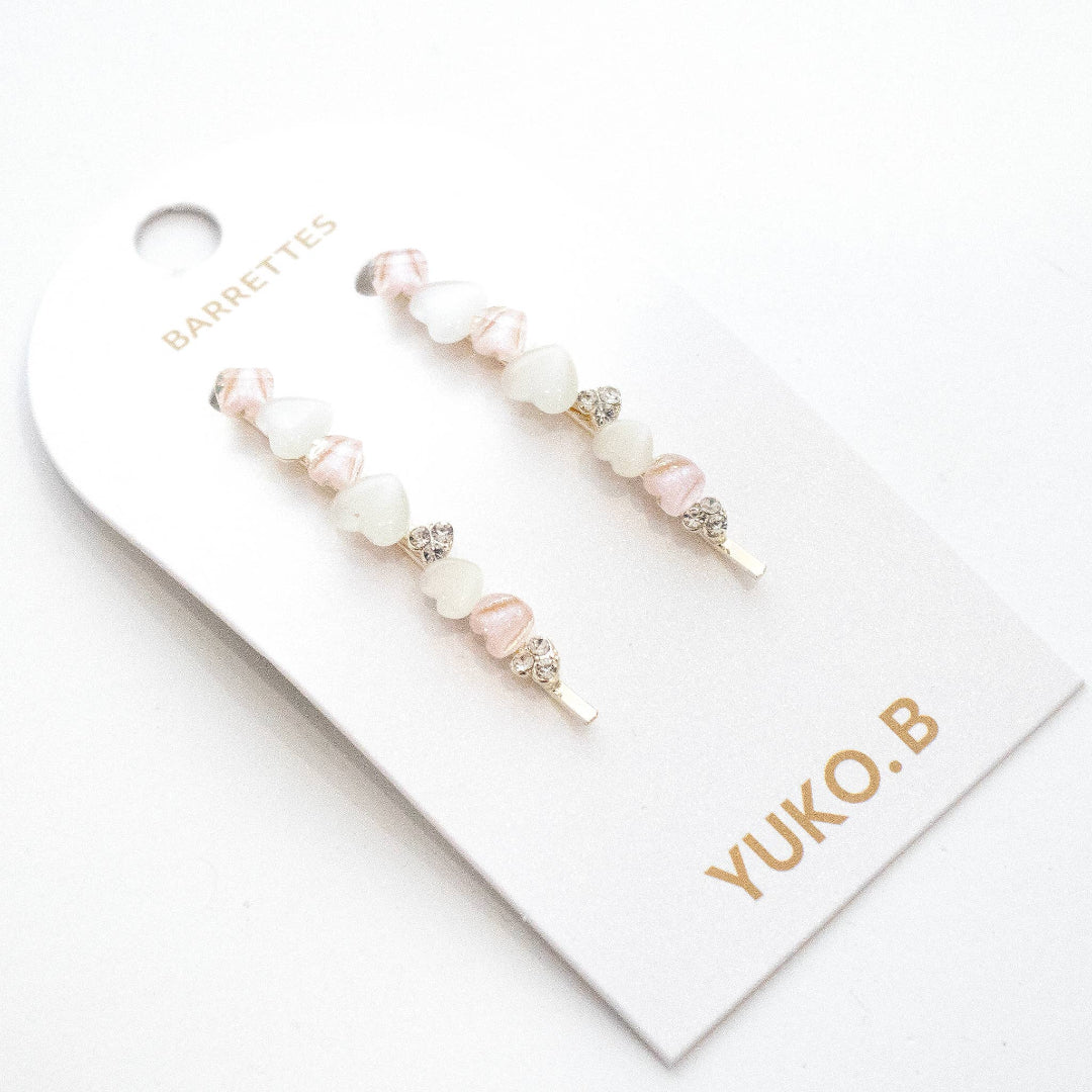 Yuko B - PRÉCOMMANDE Duo de barrettes royales pour enfants – CORALINE