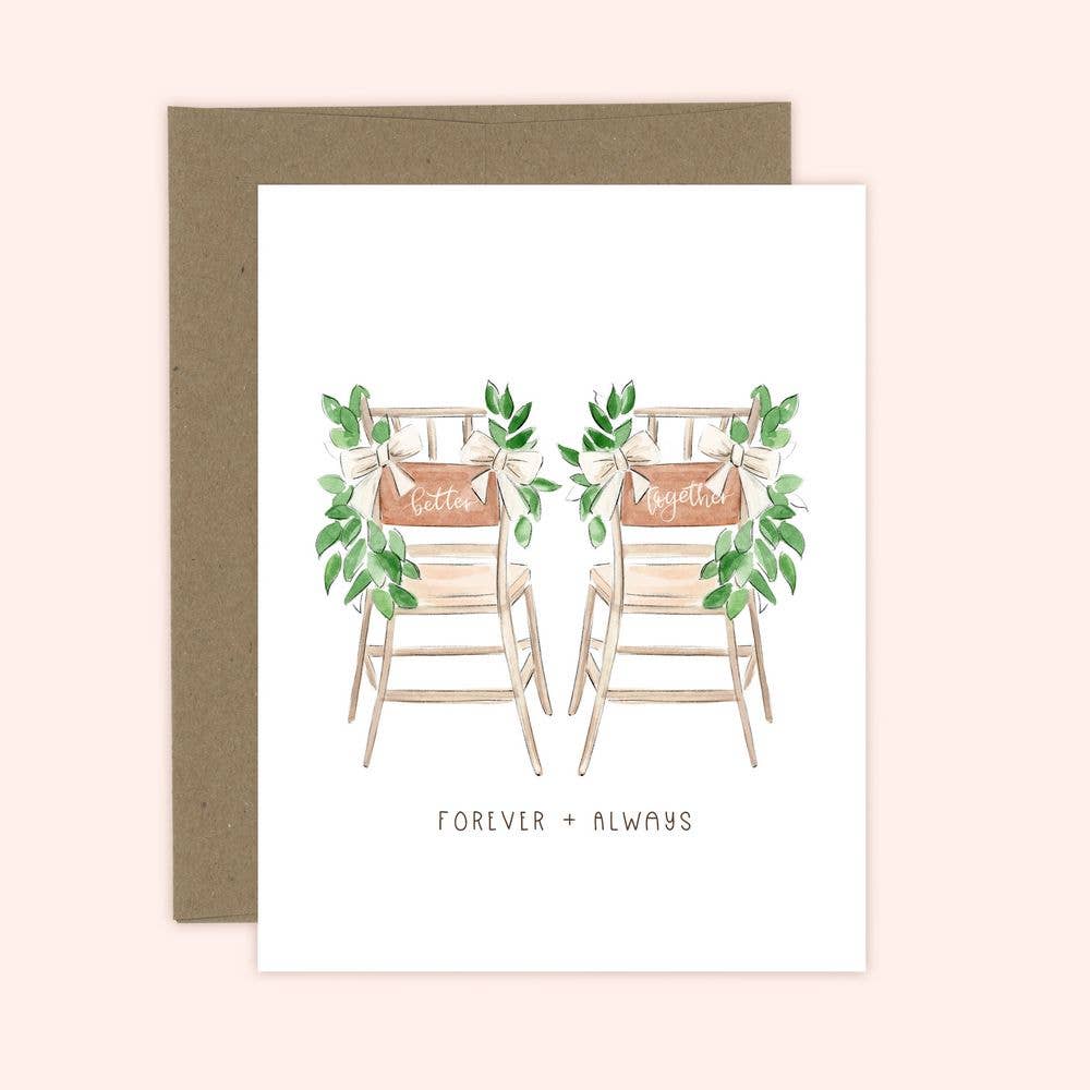 Better Together - Newly Wed Wedding Greeting Card