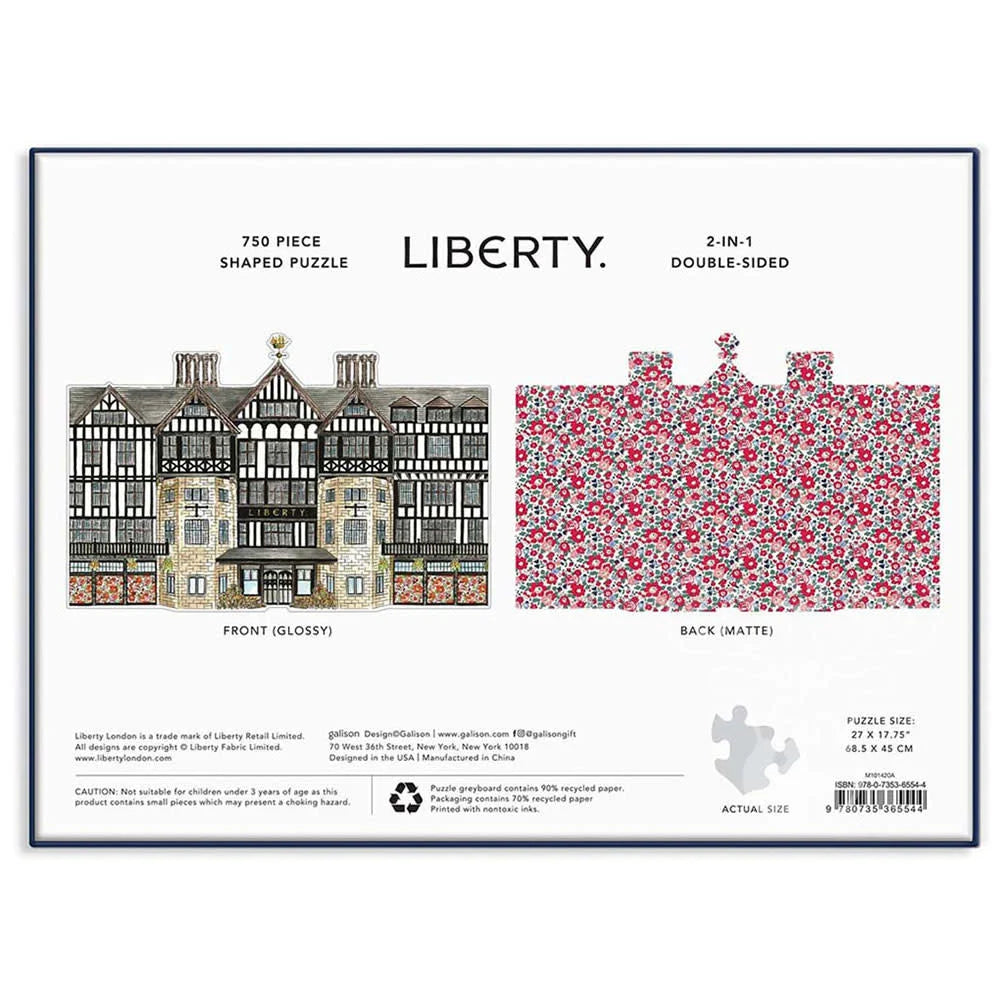 Liberty Tudor Building 750 Piece Shaped Puzzle