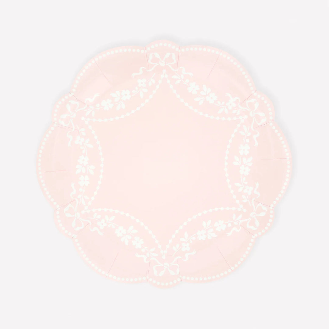 Assiettes à dîner à motifs floraux printaniers