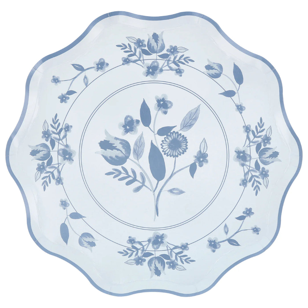 Assiettes à dîner à motifs floraux printaniers