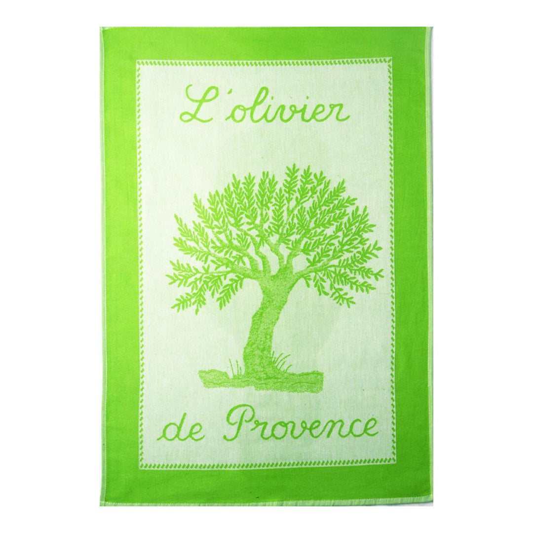 Coucke - Olivier Almond Green Tea Towel