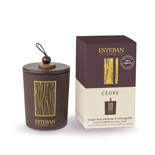 Esteban - Cedar Decorative Scented Candle