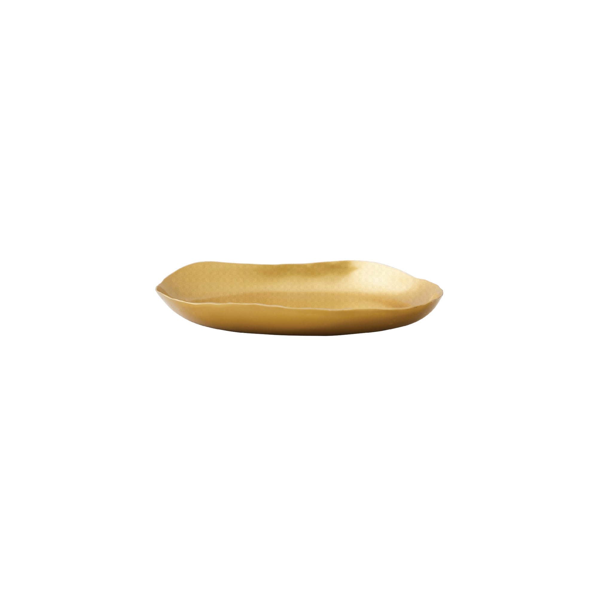 Rosy Rings - 4" Round Gold Candle Plate