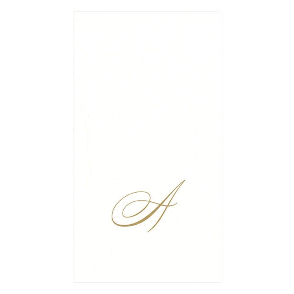 Initial Paper Linen Guest Towel - Belle De Provence