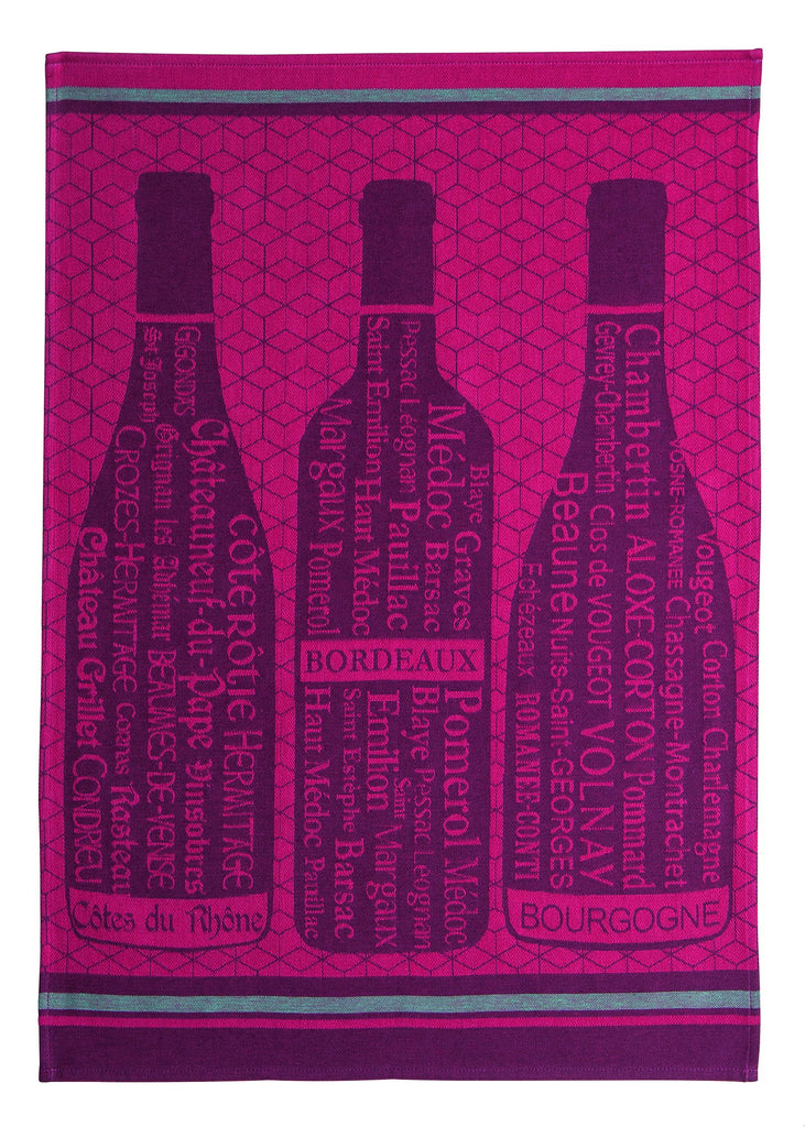 Bouteille de Vin Tea Towel - Belle De Provence