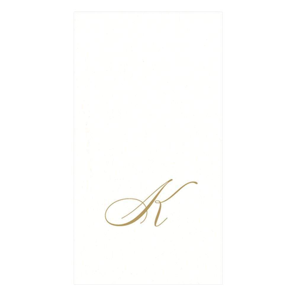 Initial Paper Linen Guest Towel - Belle De Provence