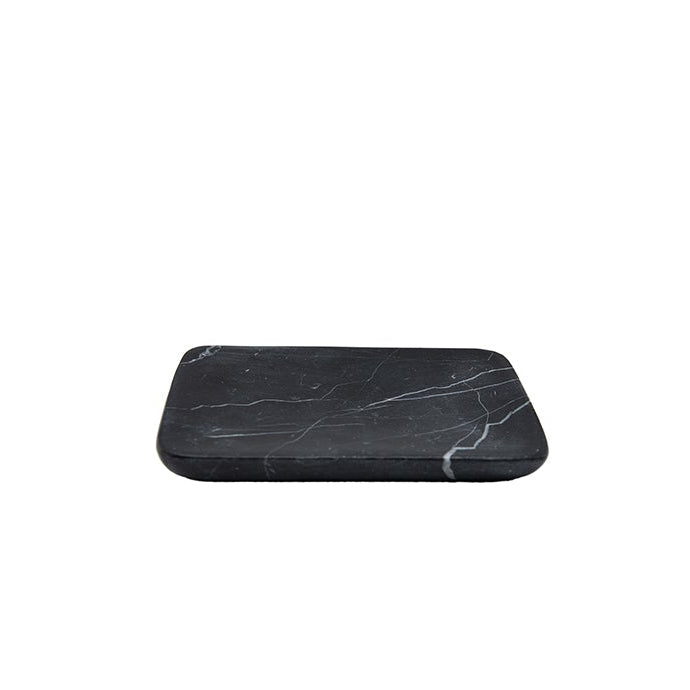 Black Marble Rounded Soap Dish - Belle De Provence