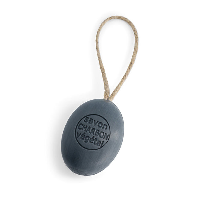 Vegetable Charcoal Soap on a Rope 200g