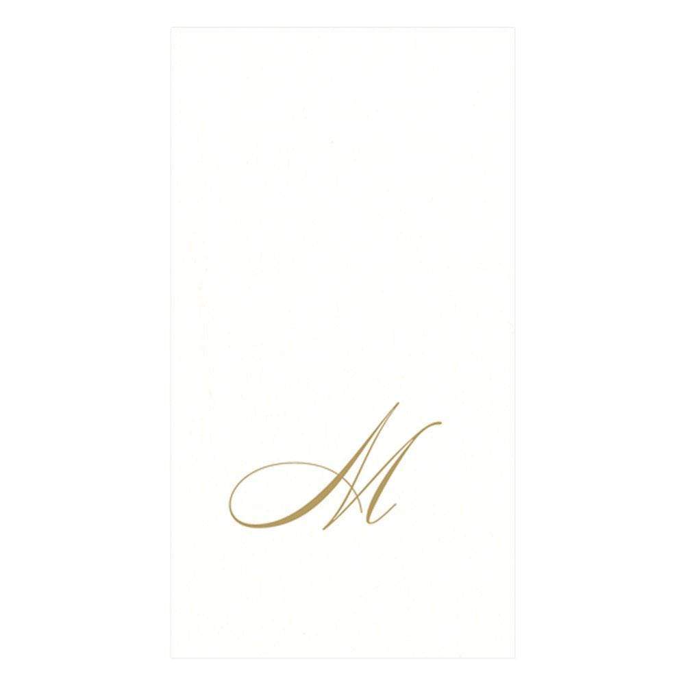 Initial Paper Linen Guest Towel - Belle De Provence