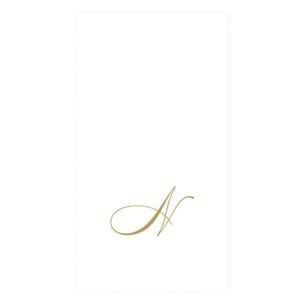 Initial Paper Linen Guest Towel - Belle De Provence