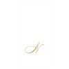 Initial Paper Linen Guest Towel - Belle De Provence