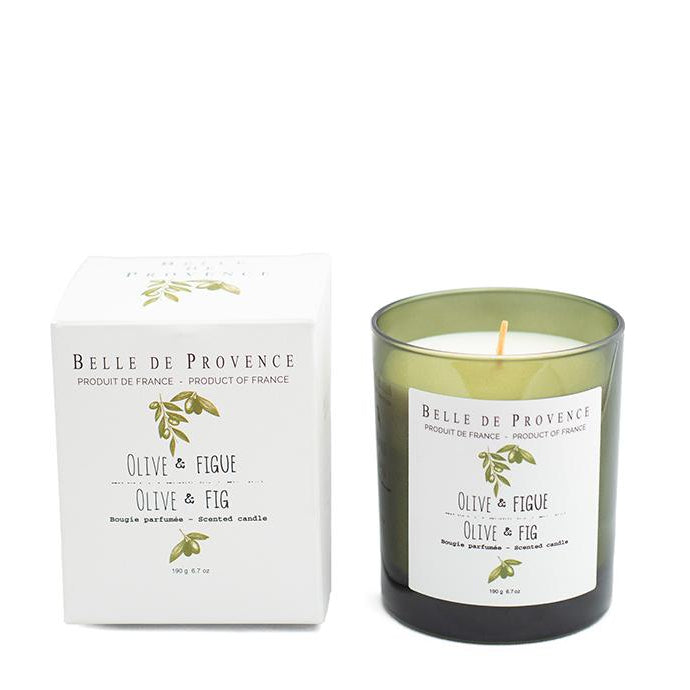 Olive Fig Scented Candle - Belle De Provence