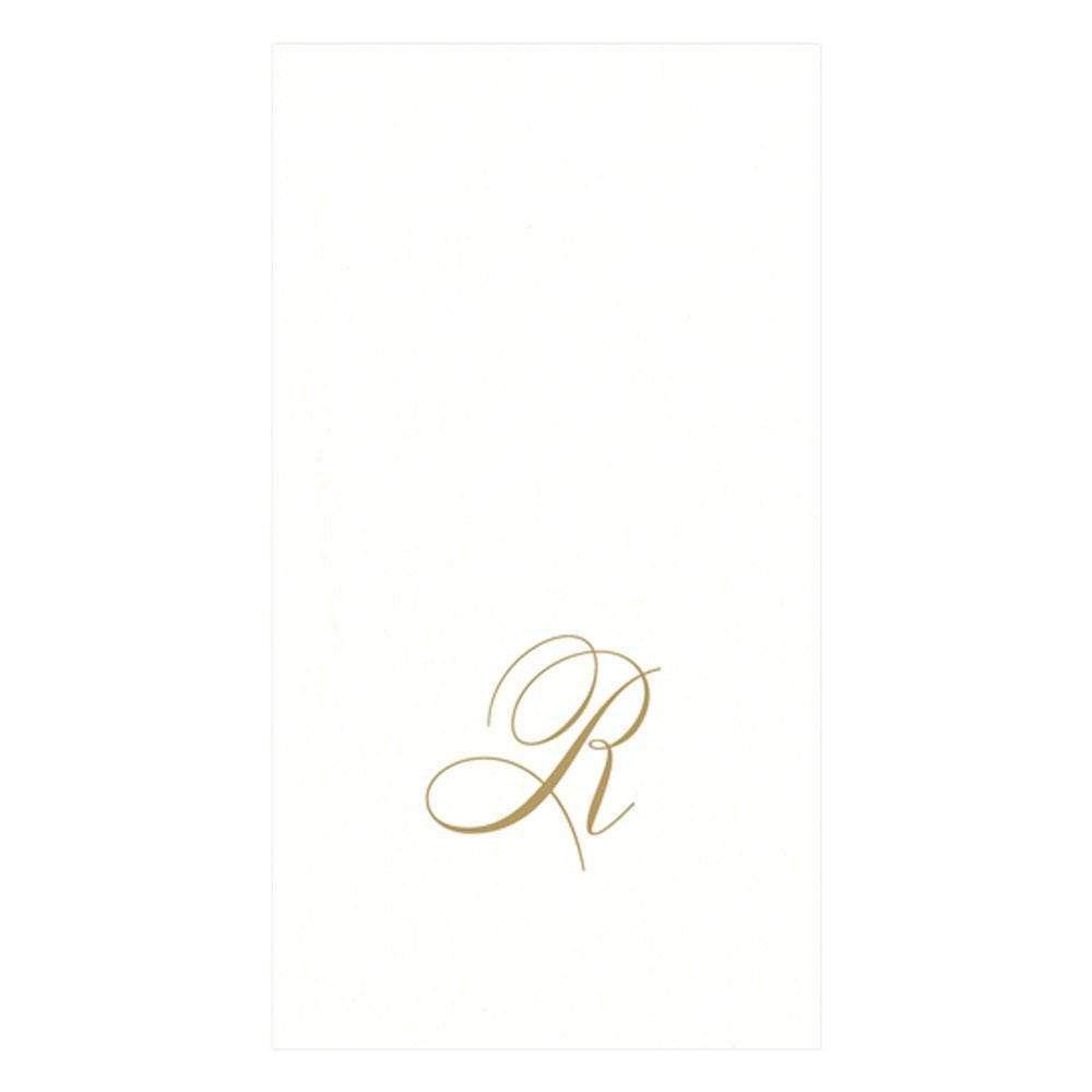 Initial Paper Linen Guest Towel - Belle De Provence