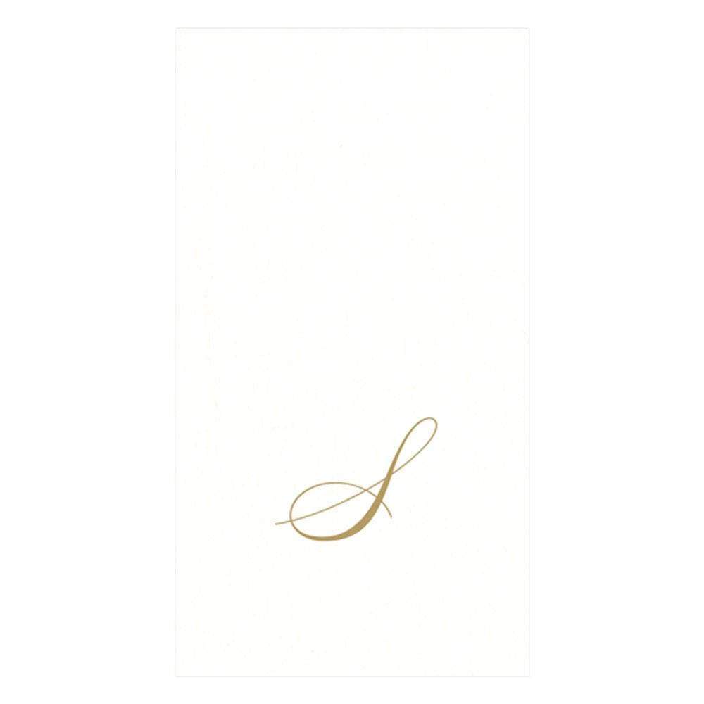 Initial Paper Linen Guest Towel - Belle De Provence